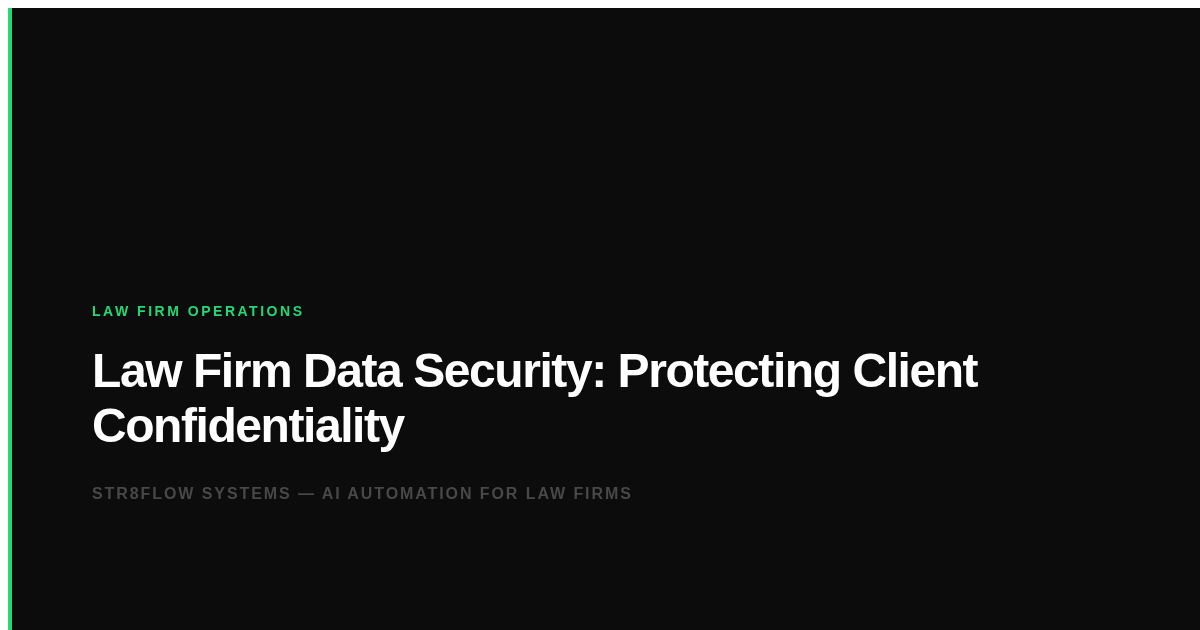 Law Firm Data Security: Protecting Client Confidentiality